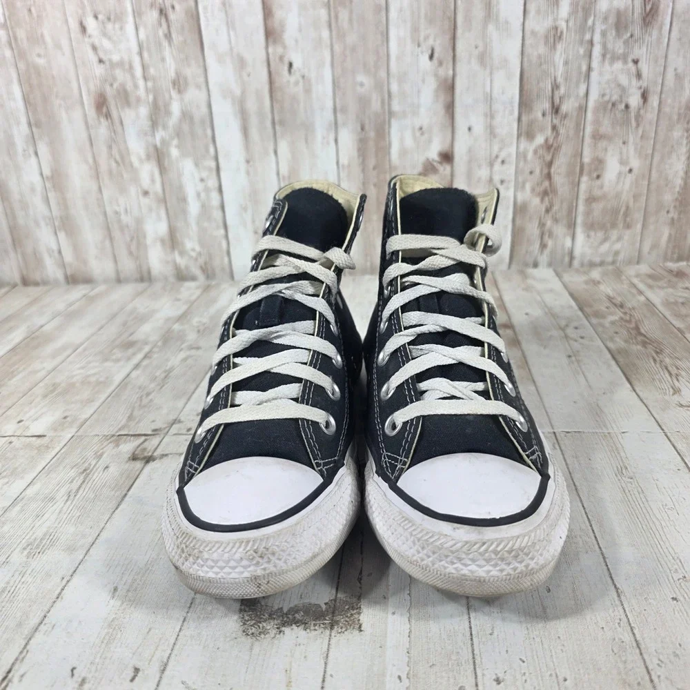 Converse Chuck Taylor All Star High Top Black Canvas Sneakers M9160 Womens 7 - Picture 2 of 8